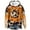 Orange, variant on Wancir Thanksgiving Sweatshirt for Women Plaid Pumpkin Hoodie Graphic Shirt Fall Long Sleeve Tops