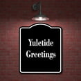 thumbnail image 2 of Yuletide Greetings BLACK Aluminum Composite Sign 8.5''x10'', 2 of 9