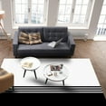 thumbnail image 4 of Area Rug 2'7''x5' Modern Art Black White Simple Striped Farmhouse Washable Area Rugs Non Shedding Floor Carpet Rubber Backing Non-Slip Indoor Mats for Living Room Bedroom Kitchen, 4 of 8