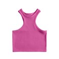 thumbnail image 2 of Royisotas Pink Womens Tank Tops Plus Size Summer Athletic Sleeveless Camisoles for Women Shaping Sports Yoga Crew Neck Ribbed Crop Womens Cami Tops, 2 of 4