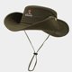 thumbnail image 2 of Sombrero vaquero unisex para el sol: gorra de pescador de ala ancha para senderismo y acampada, 2 of 4