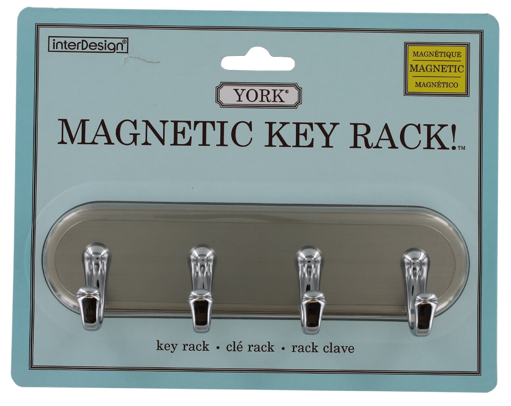 Interdesign 55470 Small Brushed Stainless Steel & Chrome Key