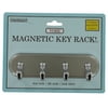 Interdesign 55470 Small Brushed Stainless Steel &Amp; Chrome Magnetic Key Rack
