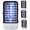 Black, variant on Deago 4 Pack Plug in Bug Zapper Indoor, Electronic Fly Trap Insect Killer, Mosquito Zapper Gnat Traps with LED Light for Living Room, Home, Kitchen, Bedroom, Baby Room, Office