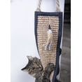 thumbnail image 5 of Petlinks Claws Up Hanging Sisal Cat Scratching Post with Catnip & Feather Toy, Denim, 5 of 7
