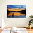 thumbnail image 3 of Elephant Stock Majestic Coeur D'alene Lake Wall Art - Horizontal Canvas Wall Art - Living Room Wall Decor - Nature Canvas - Blue And Black Decor - 12" x 8", 3 of 8