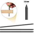 thumbnail image 1 of 12 Pieces 2.8 mm Pencil Refills Refill for Woodworking Pencils Replacement Deep Hole Mechanical Construction Pen Lead Woodworking Marking Drawing Type 0, 1 of 7