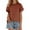 Army Green, variant on GPOECD Women's Fashion Striped Casual Tee Shirt Comfortable Soft Daily Wear Tops Red，S