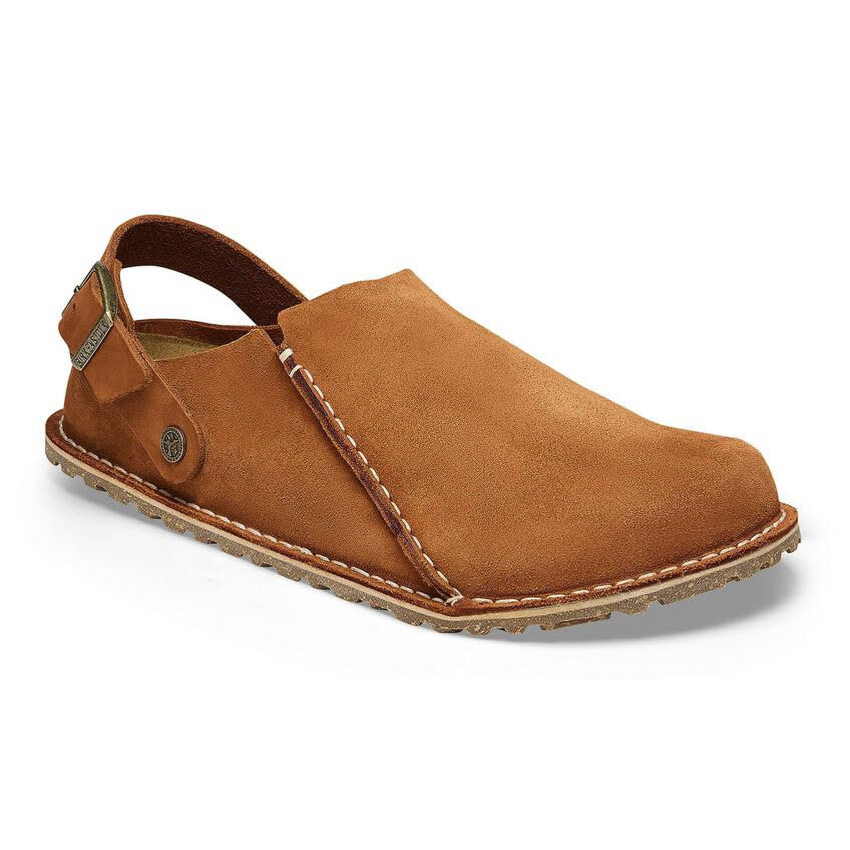 BIRKENSTOCK Lutry Premium Suede Slipper - Versatile Comfort with Removable Footbed and Flexible Ankle Strap - Multiple Colors & Sizes