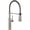 SpotShield Stainless, variant on Delta Theodora Pro Style Commercial Kitchen Faucet with Pull Down Sprayer, Brushed Nickel Single Hole Kitchen Sink Faucet, Single Handle, Spotshield Stainless