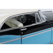 1956 شارع كرايسلر نيويوركر. Regis و Stardust Blue و Raven Black - Acme A1809007 - 1 / 18 scale Diecast Model Toy Car