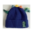thumbnail image 4 of WOYY Baby Winter Hat Soft Warm Knitted Cute Dinosaurs Beanie for Kids Boys Girls, 4 of 4