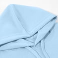 thumbnail image 7 of Girls Pullover Hoodies Boys Kids Cotton Drop Shoulder Hooded Sweatshirts School Fall Unisex Lounge Wear Sky Blue, 12 Y, 7 of 7