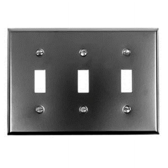 Acorn AW3BP 0313 3-Toggle Switch Plate