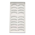thumbnail image 1 of PENGXIANG Boc 10 Pairs Soft Natural Cross Handmade Eye Lashes Makeup Extension False Eyelashes, 1 of 6