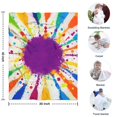 thumbnail image 4 of Colorful Paint Splash Burst Blanket,Comfortable Soft Flannel Throw Blanket,All Season,Warm Lightweight Blankets for Sofa Bed Couch Living Room Chair,30"x40", 4 of 4