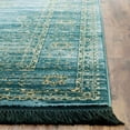 thumbnail image 2 of Traditional Rug - Serenity Polypropylene -Turquoise/Gold Style-A-Color:Turquoise/Gold,Design:Traditional,Shape:Small Rectangle,Size:6'L x 4'W, 2 of 2