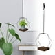 thumbnail image 1 of Macetero colgante de macramé bohemio de 30 cm | Estructura de acero de titanio con base de madera lijada | Macetero duradero para interior y exterior | Cuerda ajustable para decoración de parede, 1 of 5