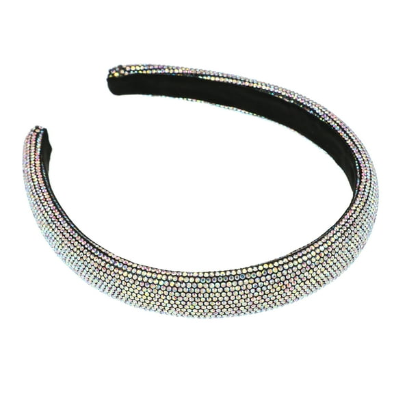 Unique Bargains Simplicity Rhinestone Wide-brimmed Headband Fashion Headband for Women 5.59"x0.87" Assorted Color