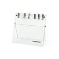 thumbnail image 4 of Farberware 6 PC Acrylic Stand Knife Set Beige Ombre, 4 of 11