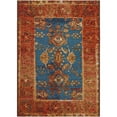 thumbnail image 4 of Unique Loom Outdoor Traditional Collection Area Rug - Legacy (2' x 3' 1" Rectangle Navy Blue/Brown), 4 of 8