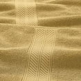 thumbnail image 3 of Pacific Coast Textiles Juego de Toallas de Baño de Algodón de 6 Piezas con Filigrana de Trébol, Color Dorado, 3 of 5