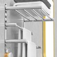 thumbnail image 1 of Caximsy Barra De Toalla Ajustable Para Montaje En Pared De Baño Toallero De Ducha Adhesivo De 17-30,7 Pulgadas Toalleros De Baño De Acero Inoxidable Para Inodoro Cocina Colgador De Toalla Doble (Toall, 1 of 5