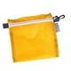 thumbnail image 4 of Bolsa pequeña utilitaria, bolsa pequeña con mosquetón, portátil para lápices, de almacenamiento multiusos para teléfono móvil, billetera, senderismo. naranja, 4 of 8