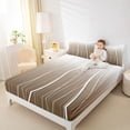 thumbnail image 3 of jejeloiu Modern Gradient Geometric Full Size Sheets For Girls,Abstract Stripe Bed Sheets For Kids,4-Piece, 3 of 6