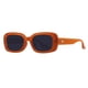 thumbnail image 1 of Gafas de sol retro ovaladas de alta gama europeas y americanas para chicas, hechas de PC, 1 of 5