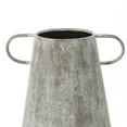 thumbnail image 3 of LuxenHome Set of 2 Farmhouse Blue and Gray Metal Vases, 3 of 6