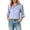Sky Blue, variant on Womens Satin Top Long Sleeve Red Top Women Button Down Top Women Blouses for Work
