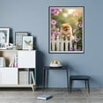 thumbnail image 7 of Diamond Art Kits for Adults - 5d Cute Pomeranian By Flower Fence Diamond Painting for Adults, Diamond Art for Adults Beginners, Diamond Painting Kits for Adults for Home Wall Decor, 7 of 7