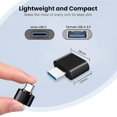 thumbnail image 3 of Paquete de 4 adaptadores USB C a USB OTG CHAO negro, 3 of 5