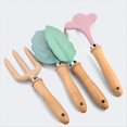 thumbnail image 2 of Juego de Herramientas de Jardín Metal para Niños,Juguete de ,Juego Jardinería para Niños,Palas Playa,Juguete con Manejar Madera Resistente, Herramientas de Jardinería Seguras, 2 of 5