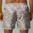 thumbnail image 5 of LpwkSSA Mens Lightweight Camo Shorts Straight Cut Design Soft Fabric Relaxed Silhouette for Weekend Getaways Yellow S, 5 of 5