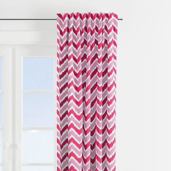 Nursery Curtains Valances, Pink And Gold Chevron Curtains