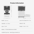 thumbnail image 3 of dudupet Automatic Cat Feeder,4L Timed Cats Food Dispenser Smart Pet Feeder Dogs 1-4 Meals per Day, 3 of 9