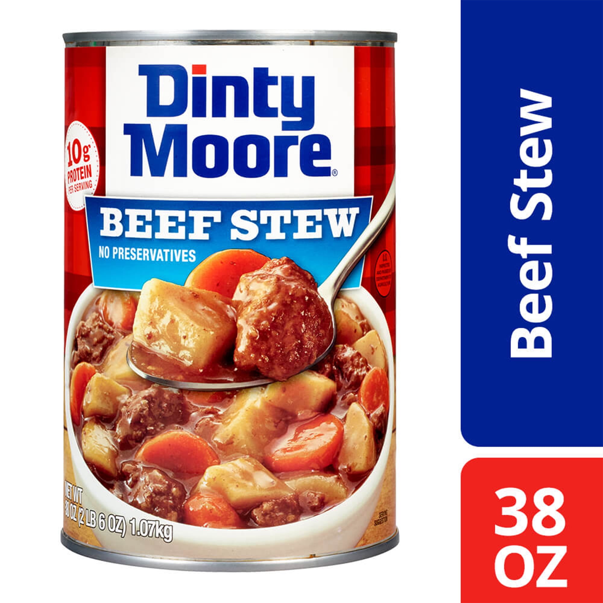 DINTY MOORE Beef Stew With Potatoes & Carrots, 38 oz Can