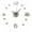 D, variant on VerPetridure Acrylic DIY Self Adhesive Interior Wall Creative Decoration Mute Clock