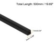 thumbnail image 2 of Uxcell Carbon Fiber Square Tube 2x1x500mm Pultruded Carbon Fiber Tubing for RC Airplane 4pcs, 2 of 4