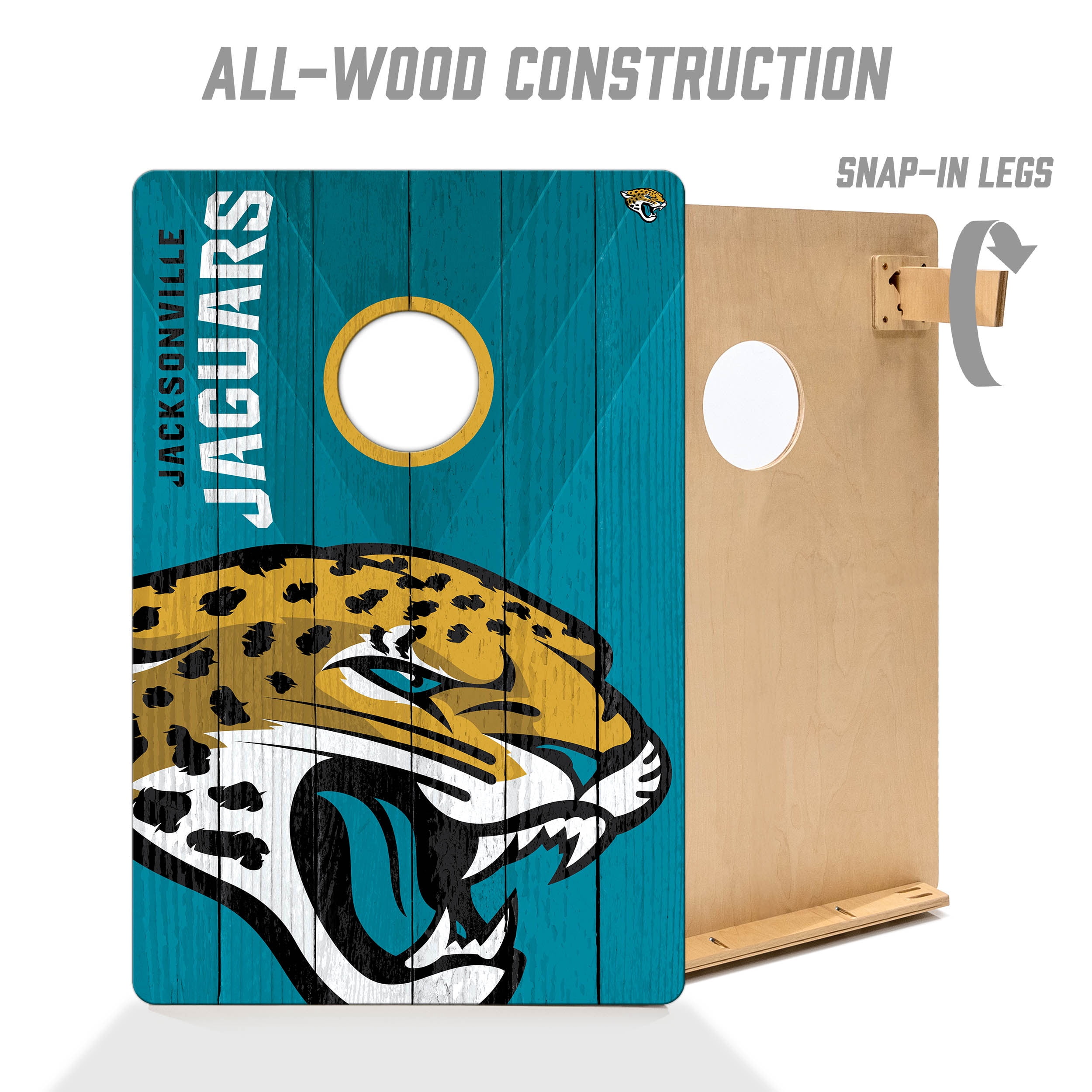 YouTheFan NFL Jacksonville Jaguars 2' x 3' Cornhole Game