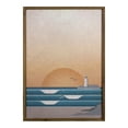 thumbnail image 2 of Framed Lighthouse at Sunset Wall Art, 2 of 7