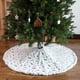 thumbnail image 1 of de árbol de navidad, de árbol de navidad, de árbol de para decoración de fiestas en hogar de vacaciones de Plata 122cm perfecl Falda de árbol, 1 of 8