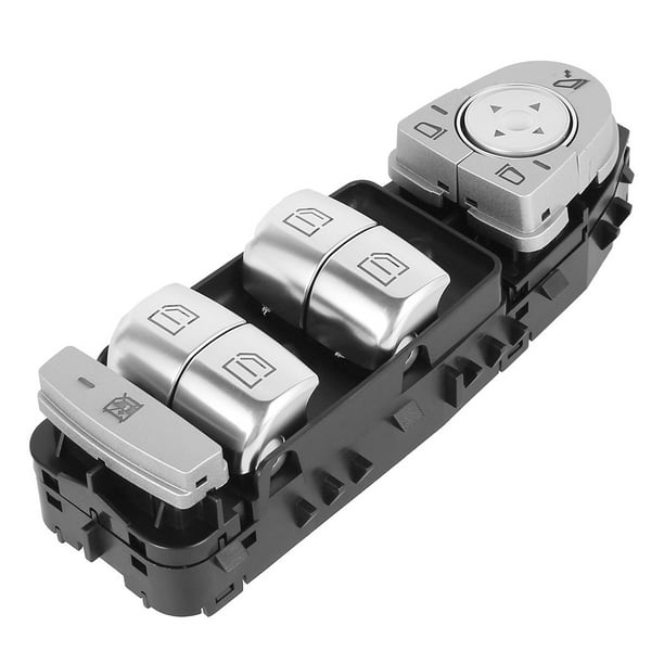 Muyoka Interruptor de control de ventana eléctrica para Mercedes-Benz Clase C Saloon (W205) 05.2014-05.2018 Interruptor de botón de repuesto Interruptor de regulador de ventana Panel de interruptor de Muyoka Hogar