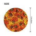 thumbnail image 3 of Disketp Sunflower Small Mouse Pad 7.9x7.9 Inches,Washable Round Mousepad For Office Laptop Computer,Non-Slip Rubber Base Mouse Pads For Wireless Mouse, 3 of 9