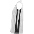 thumbnail image 4 of 527A Ladies Wicking Mesh Powerhouse Jersey, White and Black, XL, 4 of 5