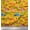 Yellow, variant on Soimoi Black Cotton Duck Fabric Dot,Sunflower & American Robin Bird Print Fabric by Yard 42 Inch Wide