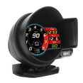 thumbnail image 2 of Water Temp Meter Multifunction LCD Car HUD Head Up Display Digital OBD2 EU OBD RPM Speedometer, 2 of 8