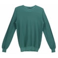 thumbnail image 1 of Fedeli Chandail Col Rond en Coton Bleu Sarcelle Arg. Bahamas ml. Supima pour Hommes - 58, 1 of 2